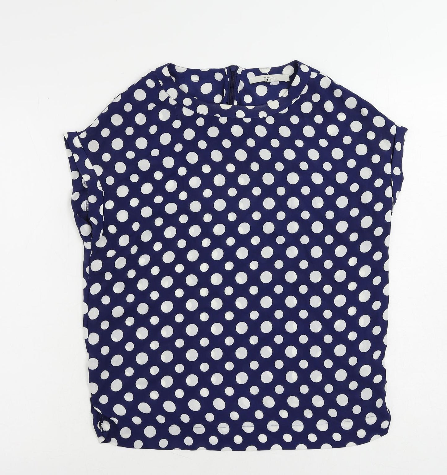 Womens UK Size 6 NEXT Blue Basic Blouse