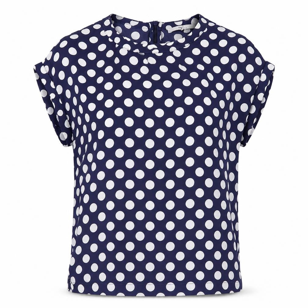 Womens UK Size 6 NEXT Blue Basic Blouse