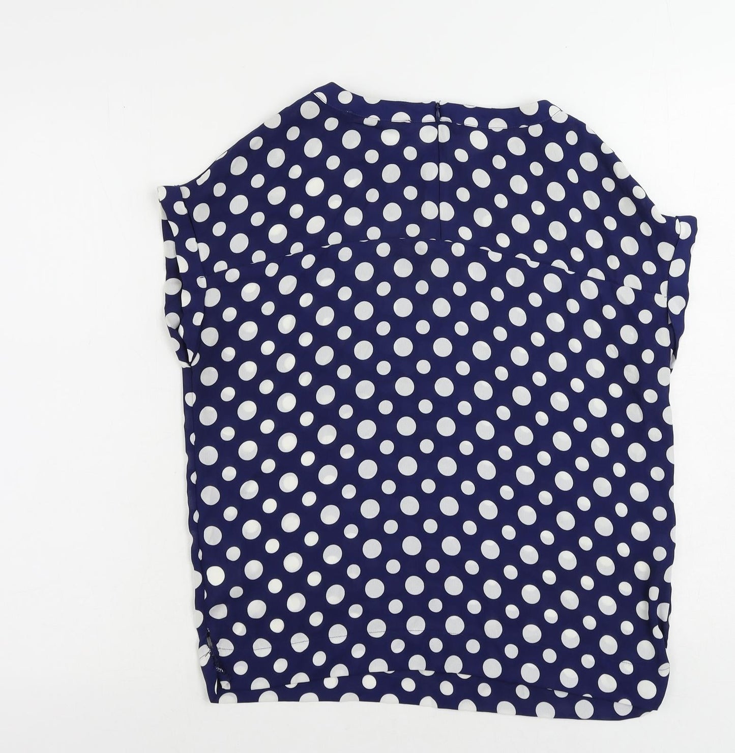Womens UK Size 6 NEXT Blue Basic Blouse
