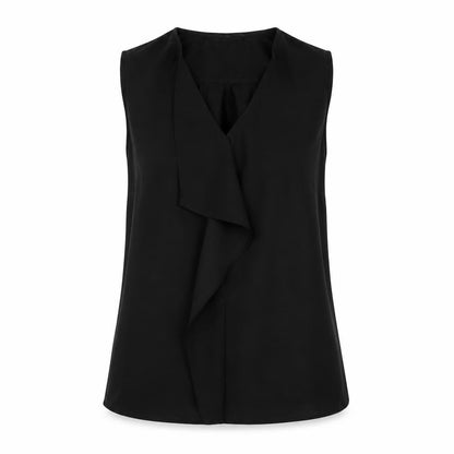 Womens UK Size 6 NEXT Black Basic Blouse
