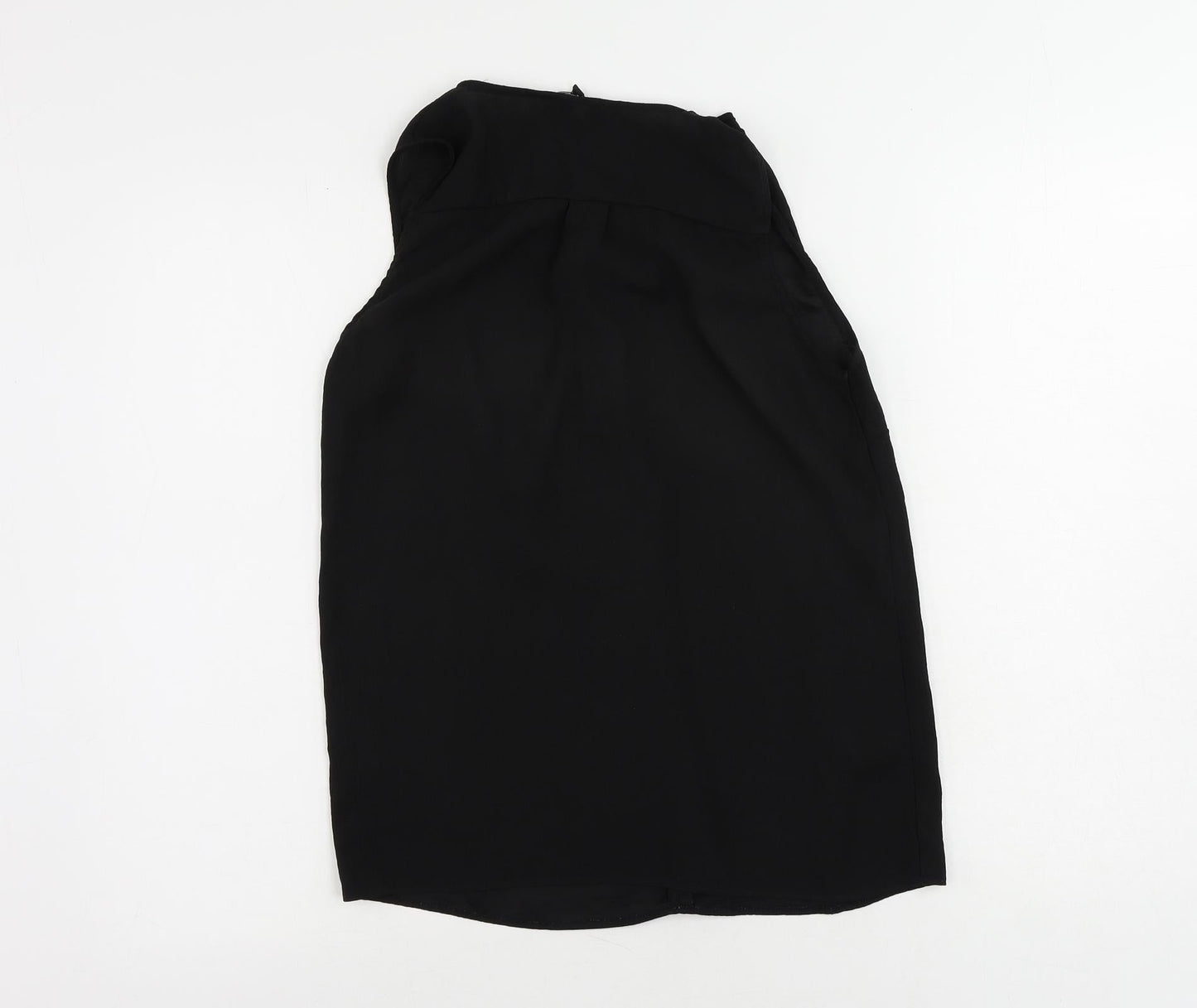 Womens UK Size 6 NEXT Black Basic Blouse