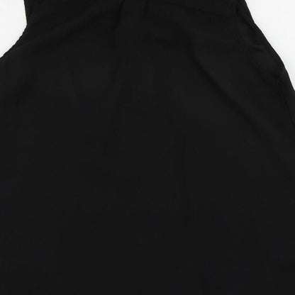 Womens UK Size 6 NEXT Black Basic Blouse