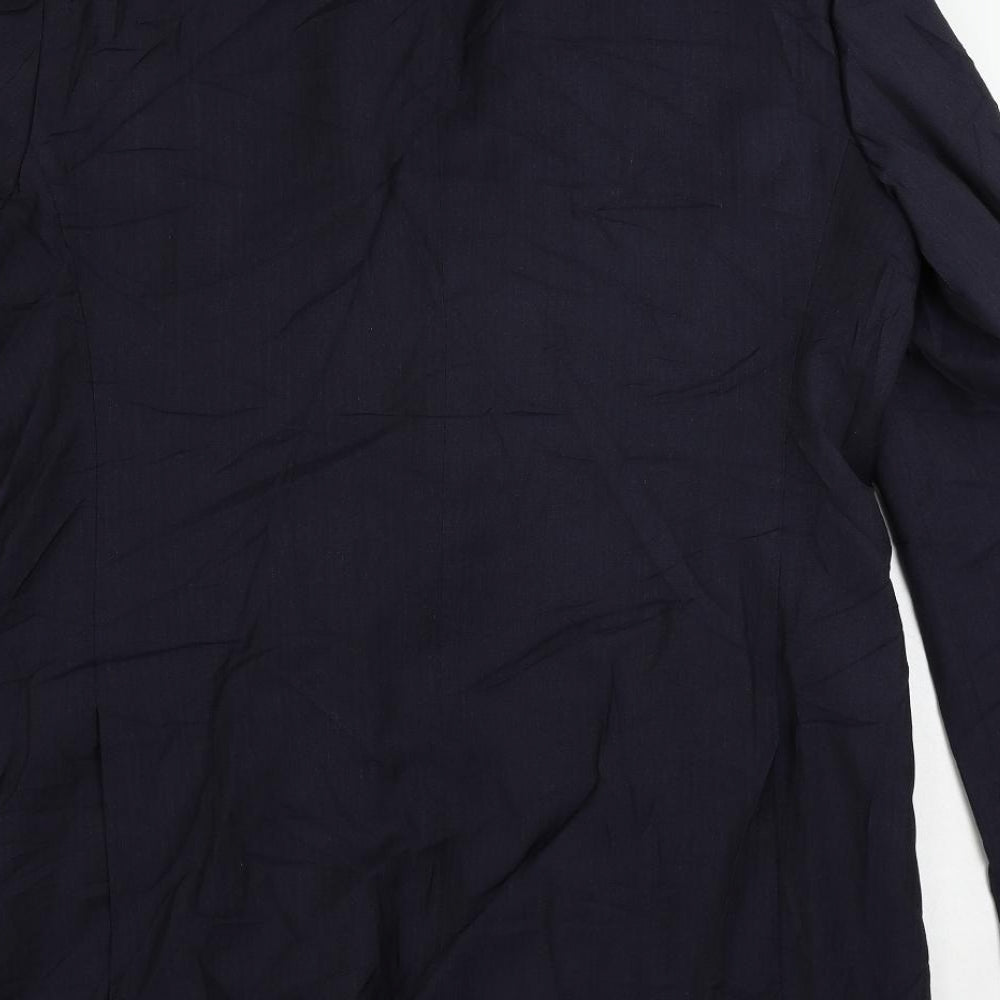 Mens UK Size 42 Marks and Spencer Regular Blue Suit Jacket