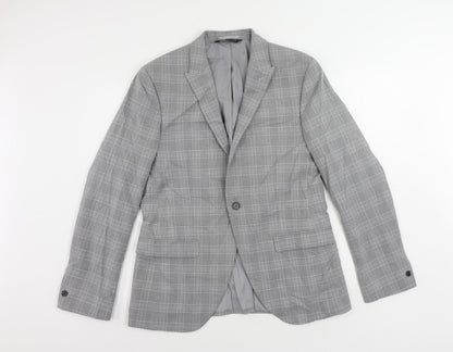 Mens UK Size 40 Marks and Spencer Regular Grey Suit Jacket
