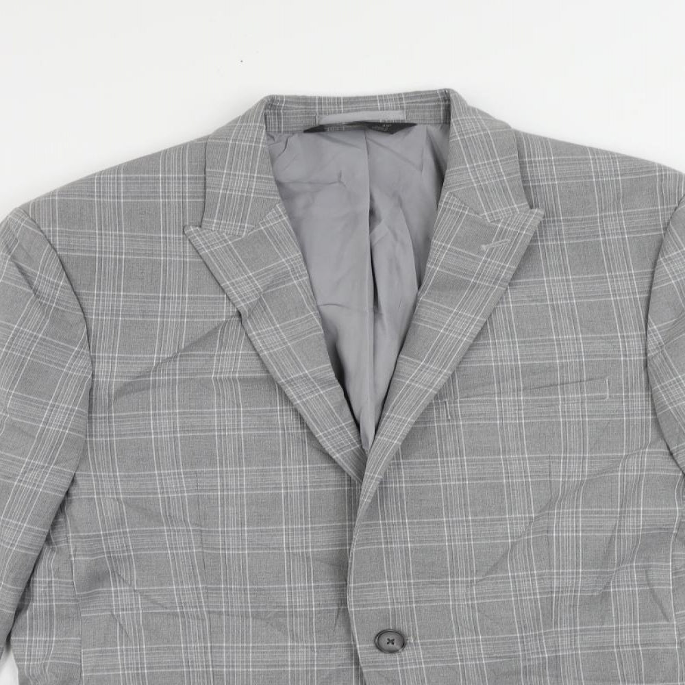 Mens UK Size 40 Marks and Spencer Regular Grey Suit Jacket