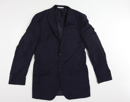 Mens UK Size 40 Marks and Spencer Regular Blue Suit Jacket