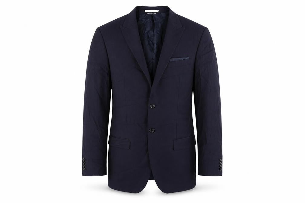 Mens UK Size 40 Marks and Spencer Regular Blue Suit Jacket
