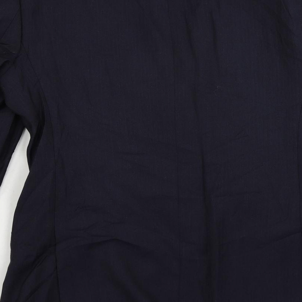 Mens UK Size 40 Marks and Spencer Regular Blue Suit Jacket