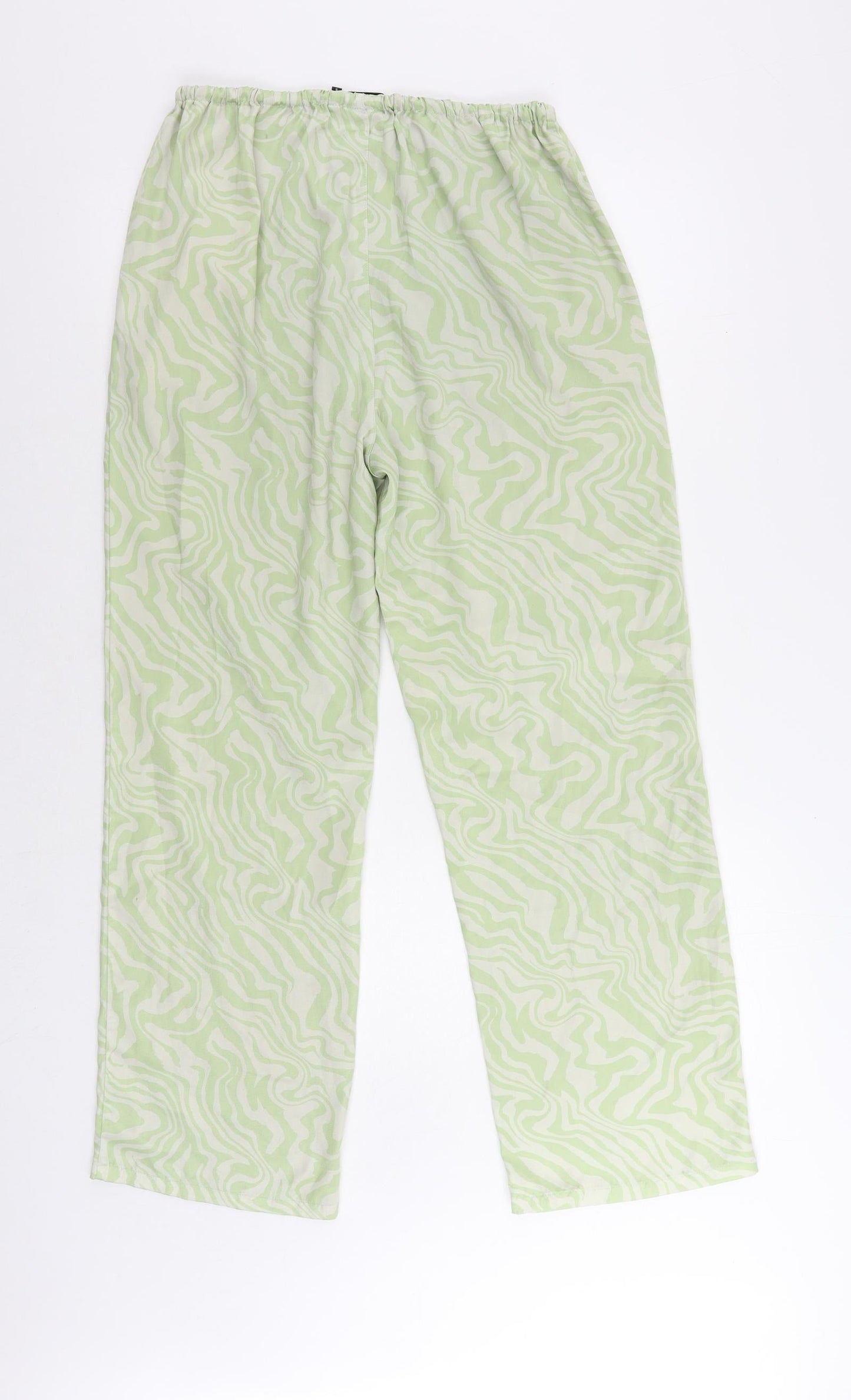 Womens UK Size 10 ASOS Regular Fit  Green Trousers