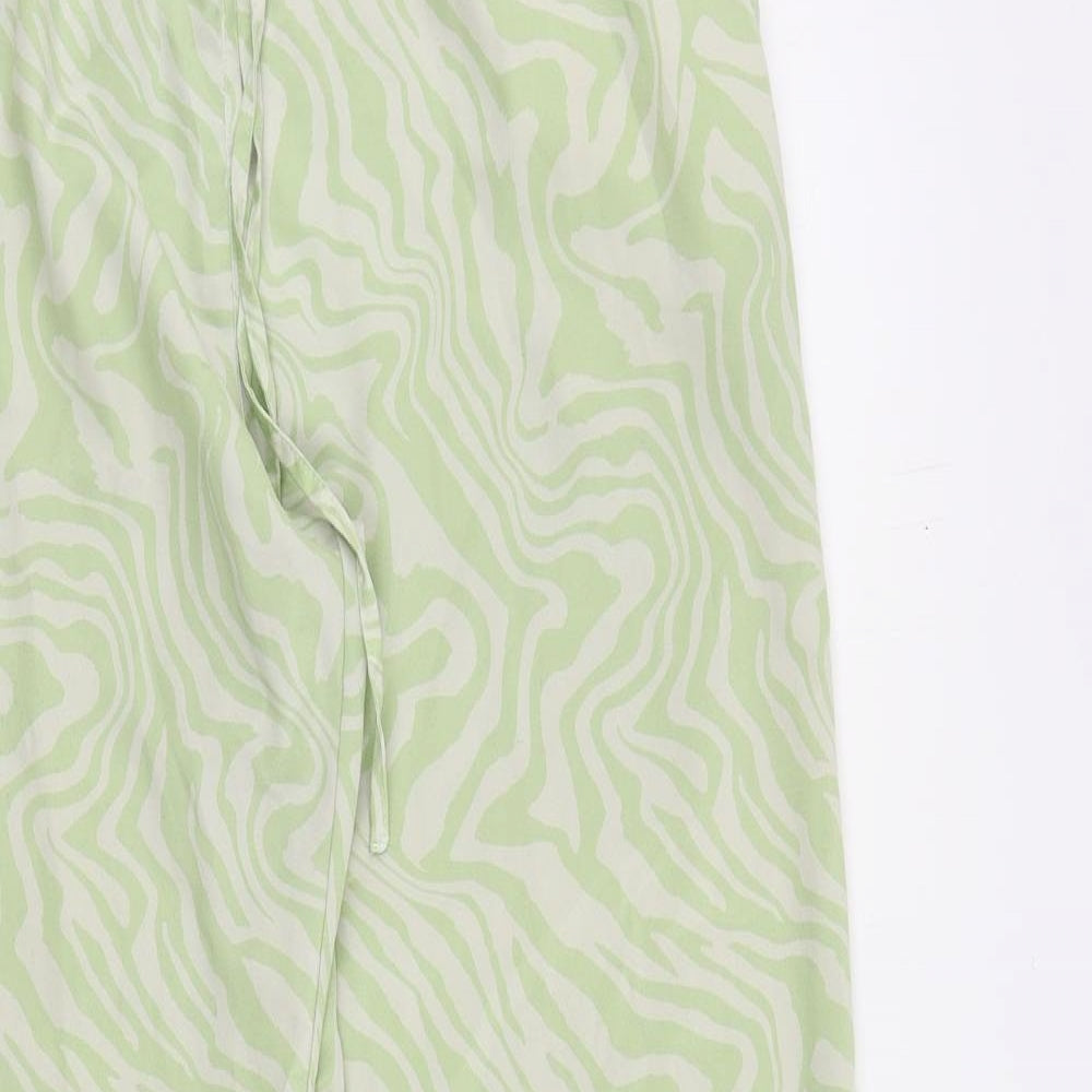 Womens UK Size 10 ASOS Regular Fit  Green Trousers