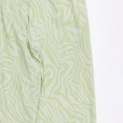 Womens UK Size 10 ASOS Regular Fit  Green Trousers