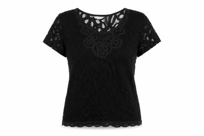 Womens UK Size 10 Per Una Black Basic Blouse