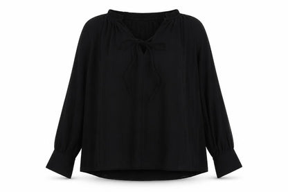 Womens UK Size S H&M Black Basic Blouse