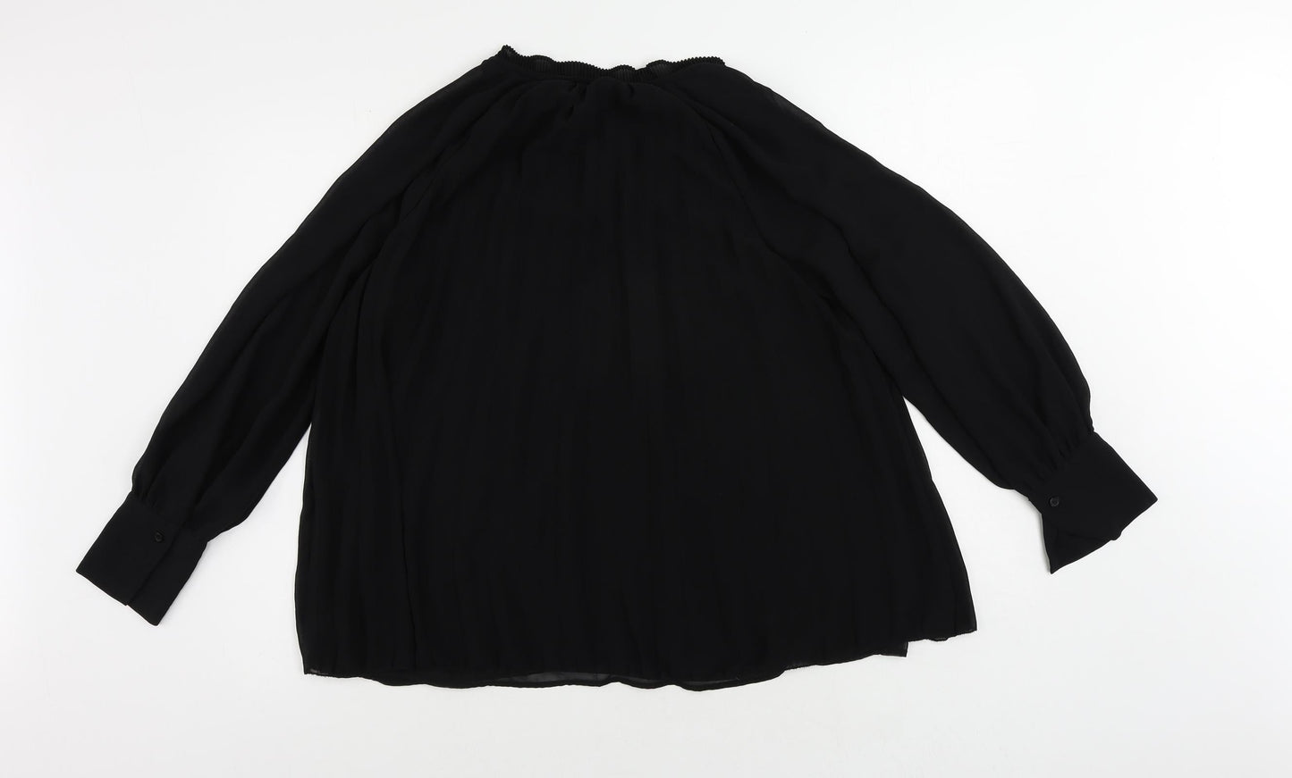 Womens UK Size S H&M Black Basic Blouse