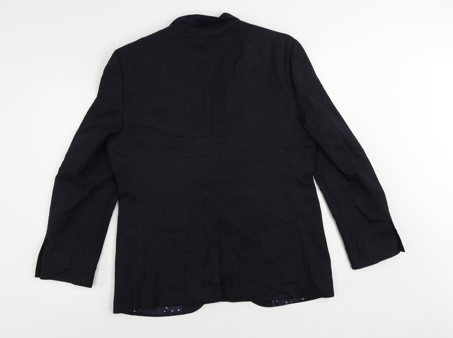 Mens UK Size 40 Marks and Spencer Regular Blue Suit Jacket