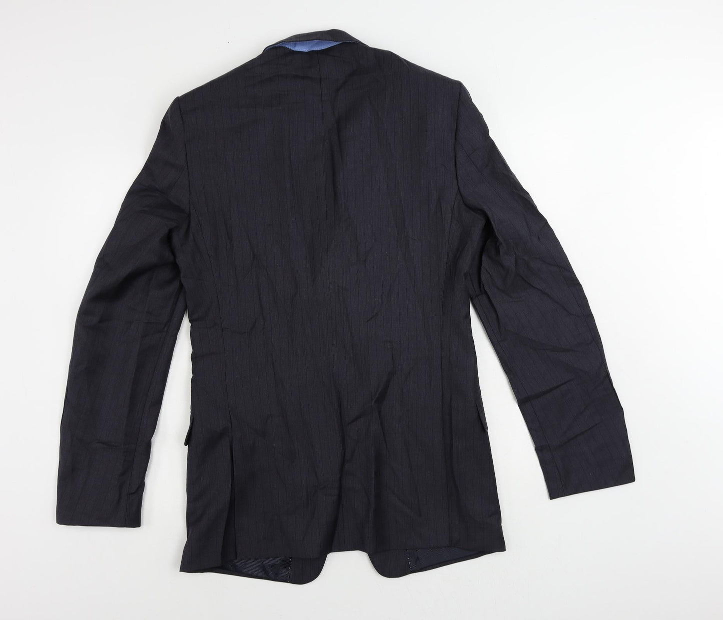Mens UK Size 38 Marks and Spencer Regular Blue Suit Jacket