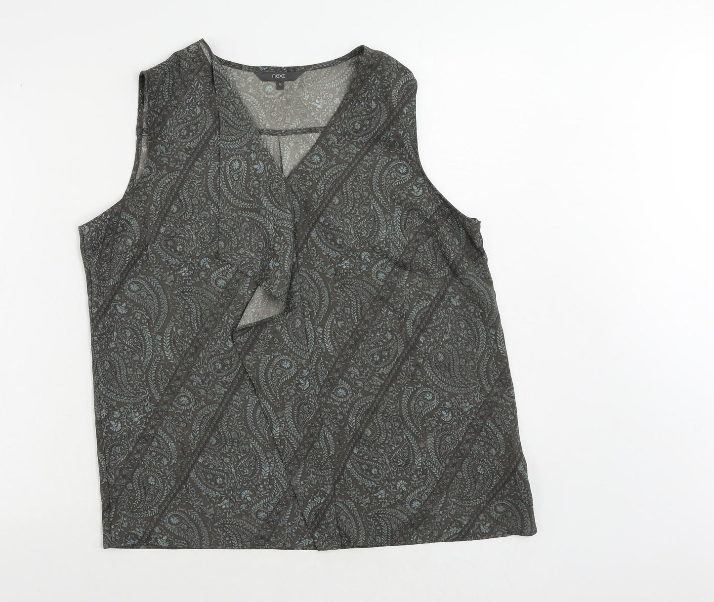 Womens UK Size 16 NEXT Grey Basic Blouse