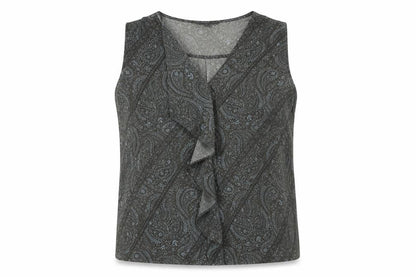 Womens UK Size 16 NEXT Grey Basic Blouse
