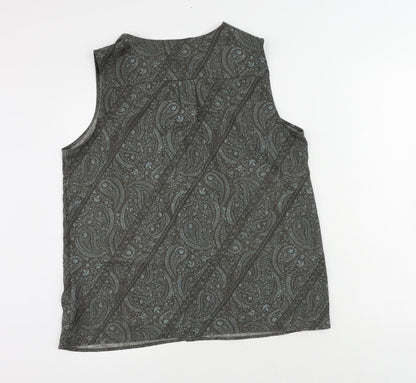 Womens UK Size 16 NEXT Grey Basic Blouse
