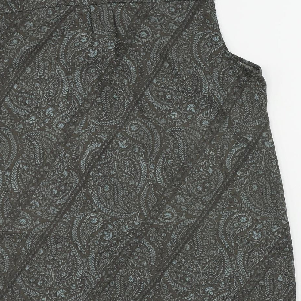 Womens UK Size 16 NEXT Grey Basic Blouse