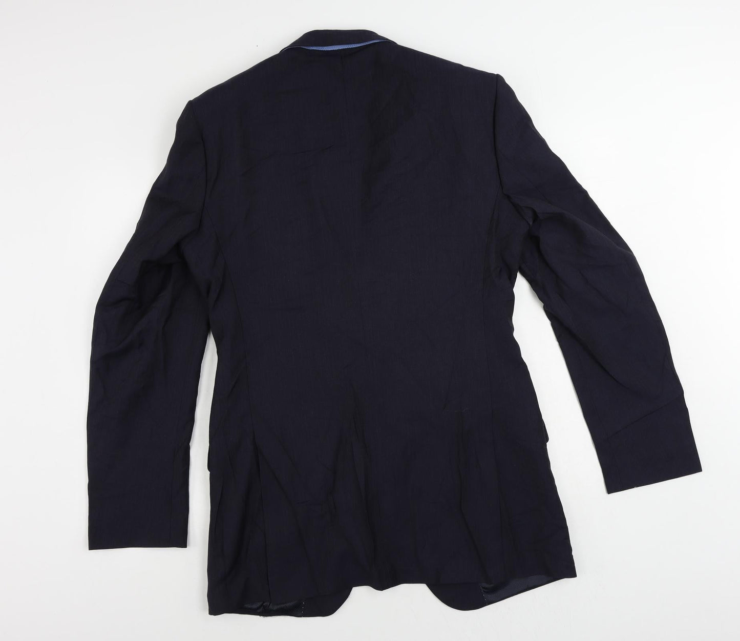 Mens UK Size 38 Marks and Spencer Regular Blue Suit Jacket