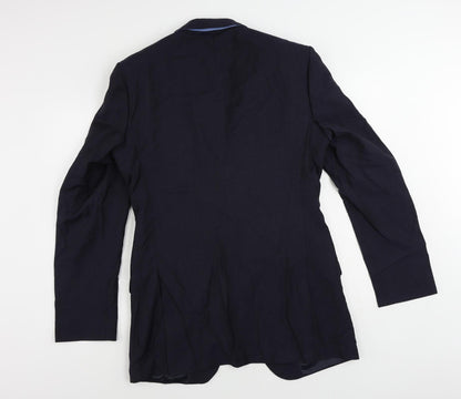 Mens UK Size 38 Marks and Spencer Regular Blue Suit Jacket