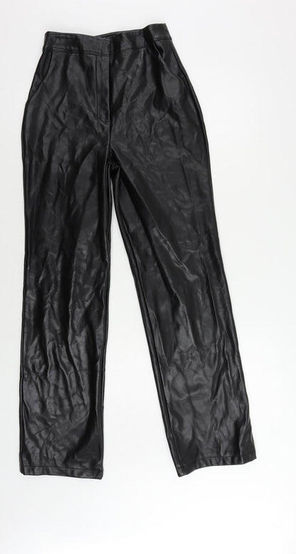 Womens UK Size 8 ASOS Regular Fit  Black Trousers