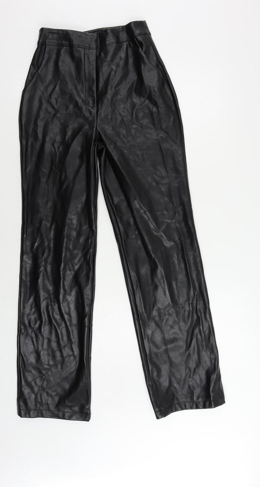 Womens UK Size 8 ASOS Regular Fit  Black Trousers