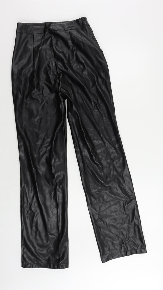 Womens UK Size 8 ASOS Regular Fit  Black Trousers