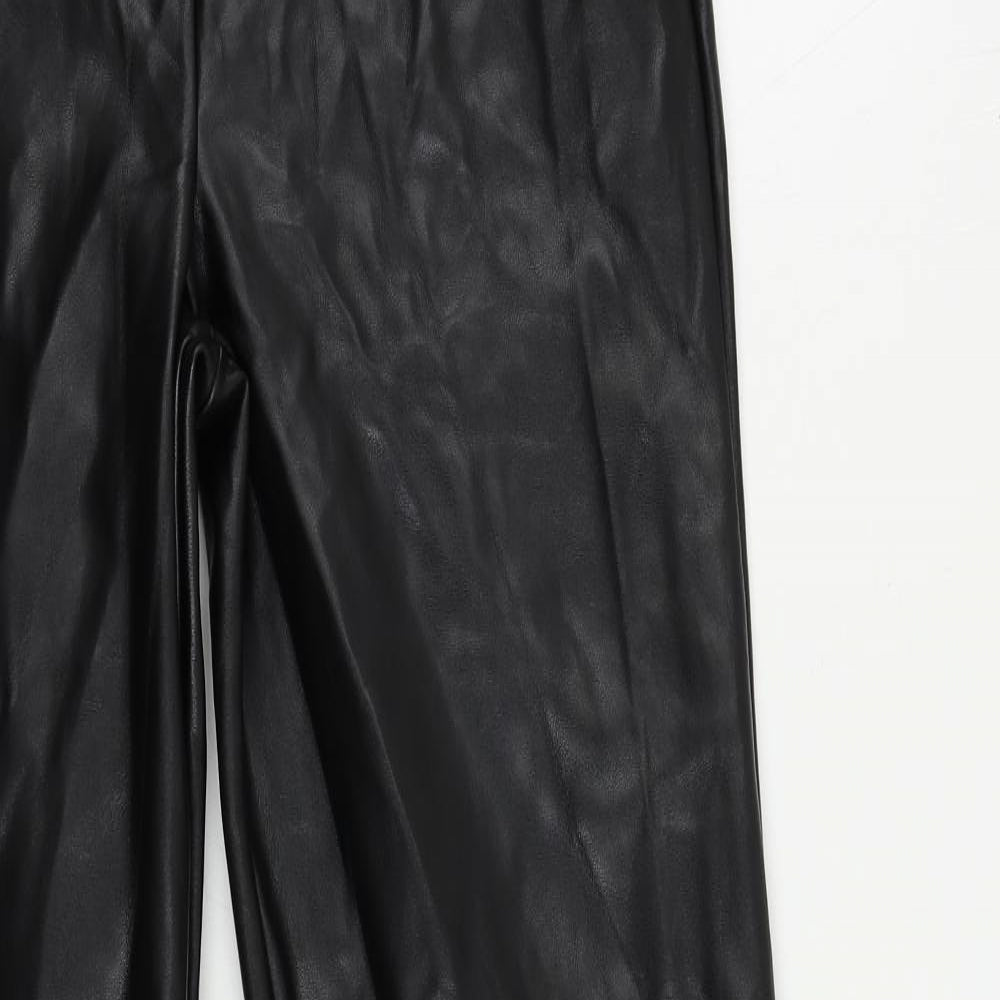 Womens UK Size 8 ASOS Regular Fit  Black Trousers