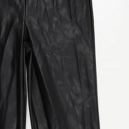 Womens UK Size 8 ASOS Regular Fit  Black Trousers