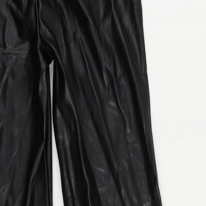 Womens UK Size 8 ASOS Regular Fit  Black Trousers