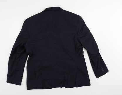 Mens UK Size 42 Marks and Spencer Regular Blue Suit Jacket
