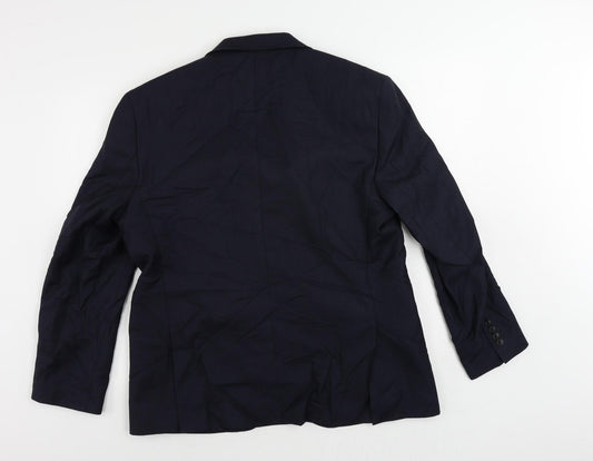 Mens UK Size 42 Marks and Spencer Regular Blue Suit Jacket