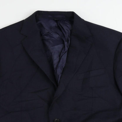 Mens UK Size 42 Marks and Spencer Regular Blue Suit Jacket