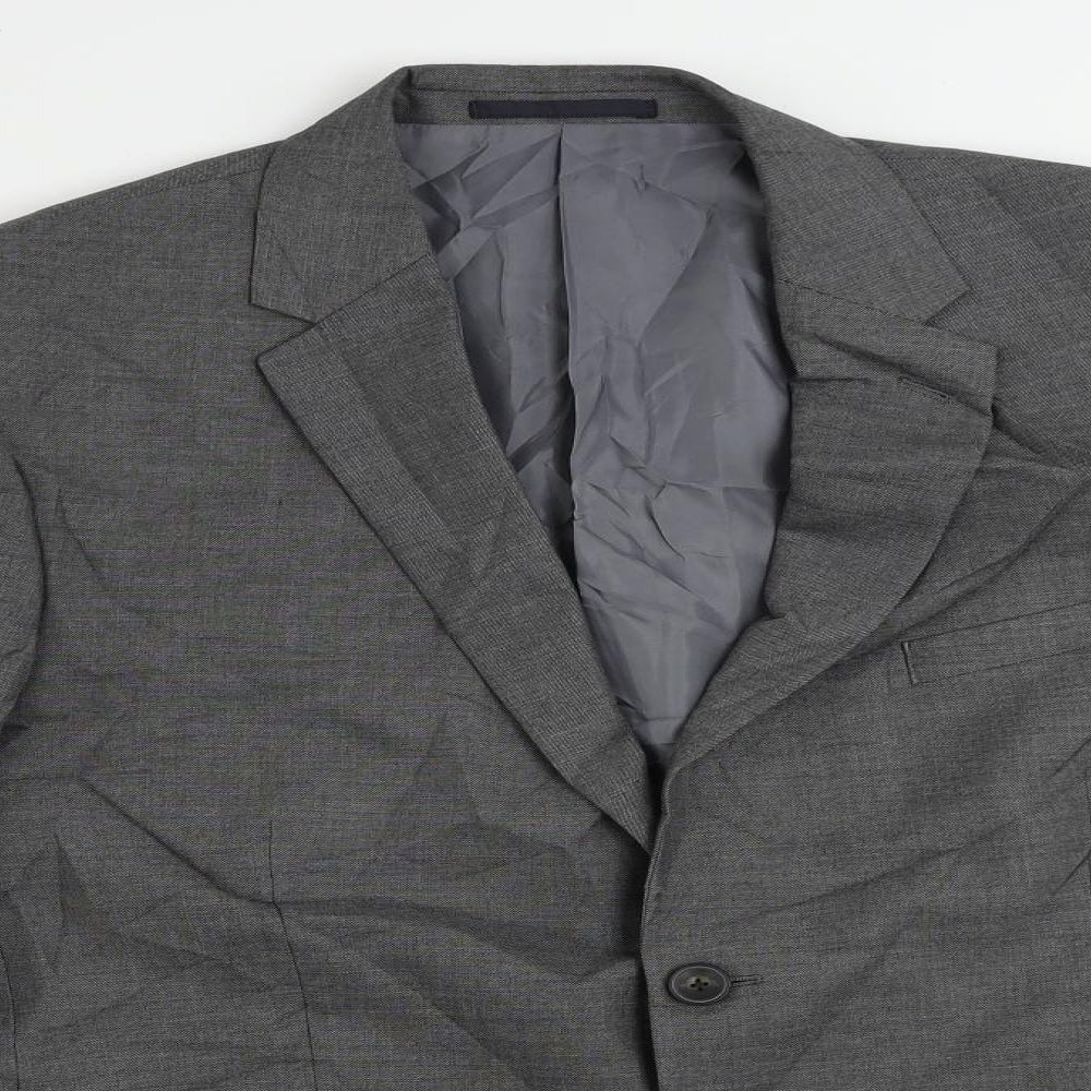 Mens UK Size 42 Marks and Spencer Regular Grey Suit Jacket