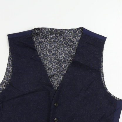Mens UK Size 36 Marks and Spencer Regular Blue Suit Jacket