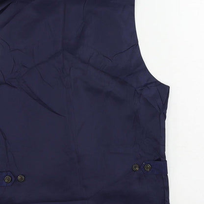 Mens UK Size 36 Marks and Spencer Regular Blue Suit Jacket