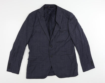 Mens UK Size 42 Marks and Spencer Regular Blue Suit Jacket