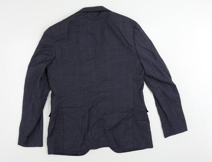 Mens UK Size 42 Marks and Spencer Regular Blue Suit Jacket