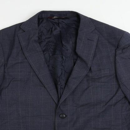 Mens UK Size 42 Marks and Spencer Regular Blue Suit Jacket