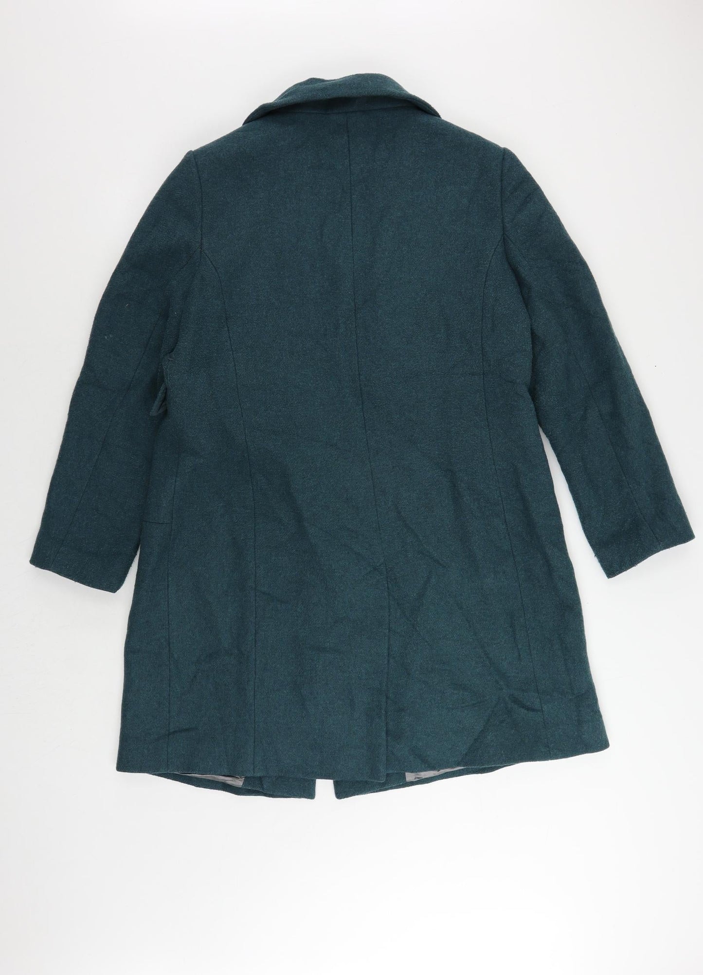 Womens UK Size 14 CC Green Overcoat