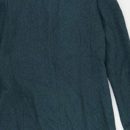 Womens UK Size 14 CC Green Overcoat