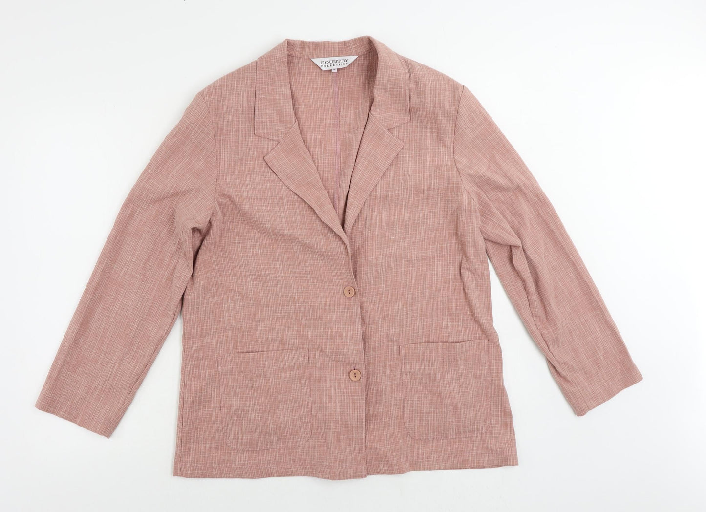 Womens UK Size 16 Country Collection Pink Jacket