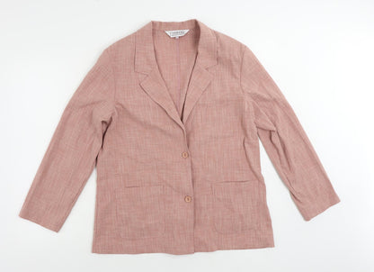 Womens UK Size 16 Country Collection Pink Jacket