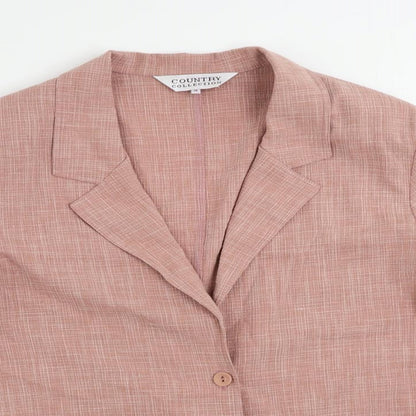 Womens UK Size 16 Country Collection Pink Jacket