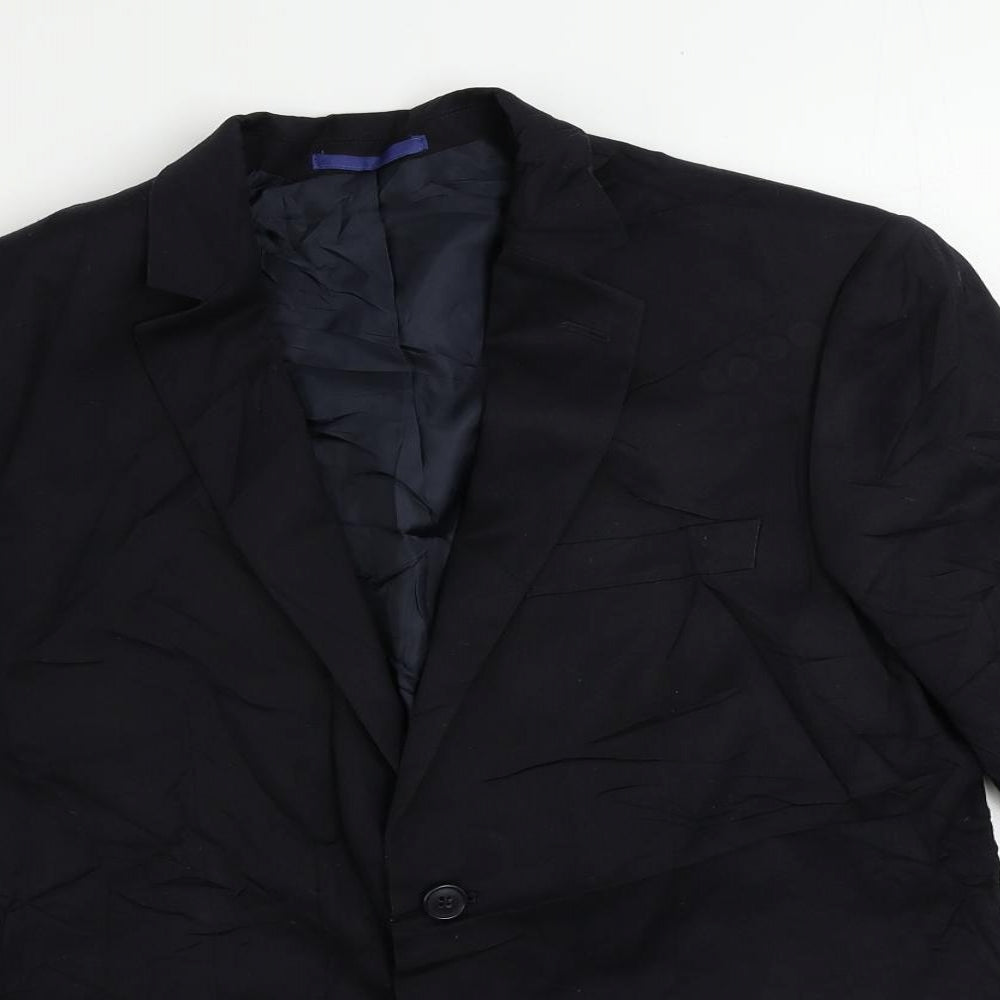 Mens UK Size 40 Marks and Spencer Regular Black Suit Jacket