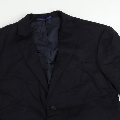 Mens UK Size 40 Marks and Spencer Regular Black Suit Jacket
