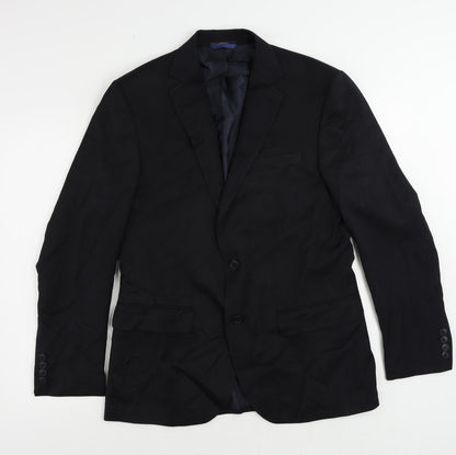 Mens UK Size 38 Marks and Spencer Regular Black Suit Jacket