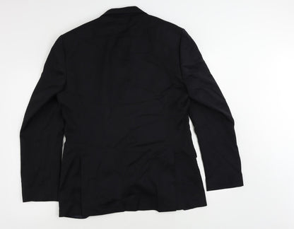 Mens UK Size 38 Marks and Spencer Regular Black Suit Jacket